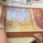 Perspective à l'aquarelle de Venise